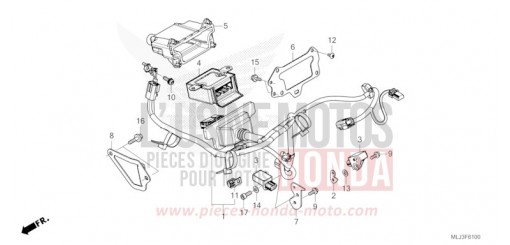 FAISCEAU DE SAC GONFLABLE GL1800DAP de 2023